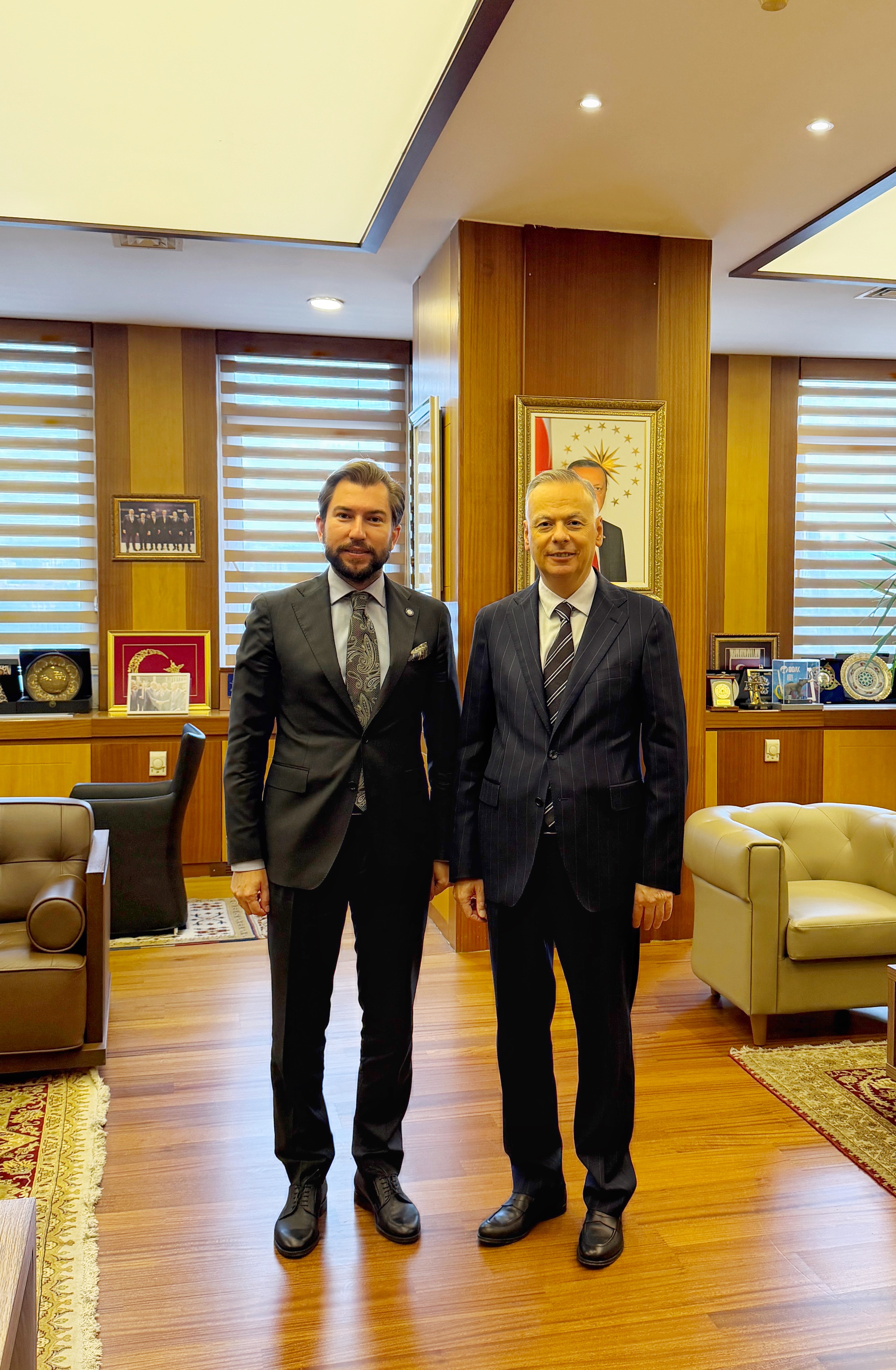 Başkanımız Osman Uğurlu, Ticaret Bakan Yardımcımız Sayın Ö. Volkan Ağar'ı Makamında Ziyaret Ederek İhracatçılarımızın Taleplerini Aktardı