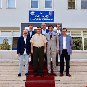 DENİB'den Denizli İl Jandarma Komutanlığı'na Ziyaret