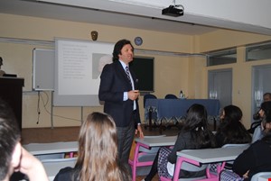 DENİB Başkanı Süleyman KOCASERT TEV Anadolu Lisesi' ndeydi...