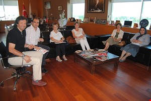 Zihinsel Engelli Çocuklar İçin Projelere Üreten Dernekten DENİB'e Ziyaret