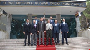 DENİB Heyeti, Tugay Komutanı, Cumhuriyet Başsavcısı ve SGK İl Müdürünü Ziyaret Etti.