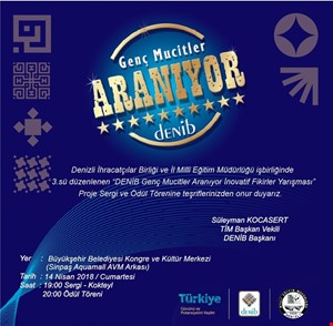 3. Genç Mucitler Aranıyor İnovatif Fikirler Yarışması Ödül Töreni